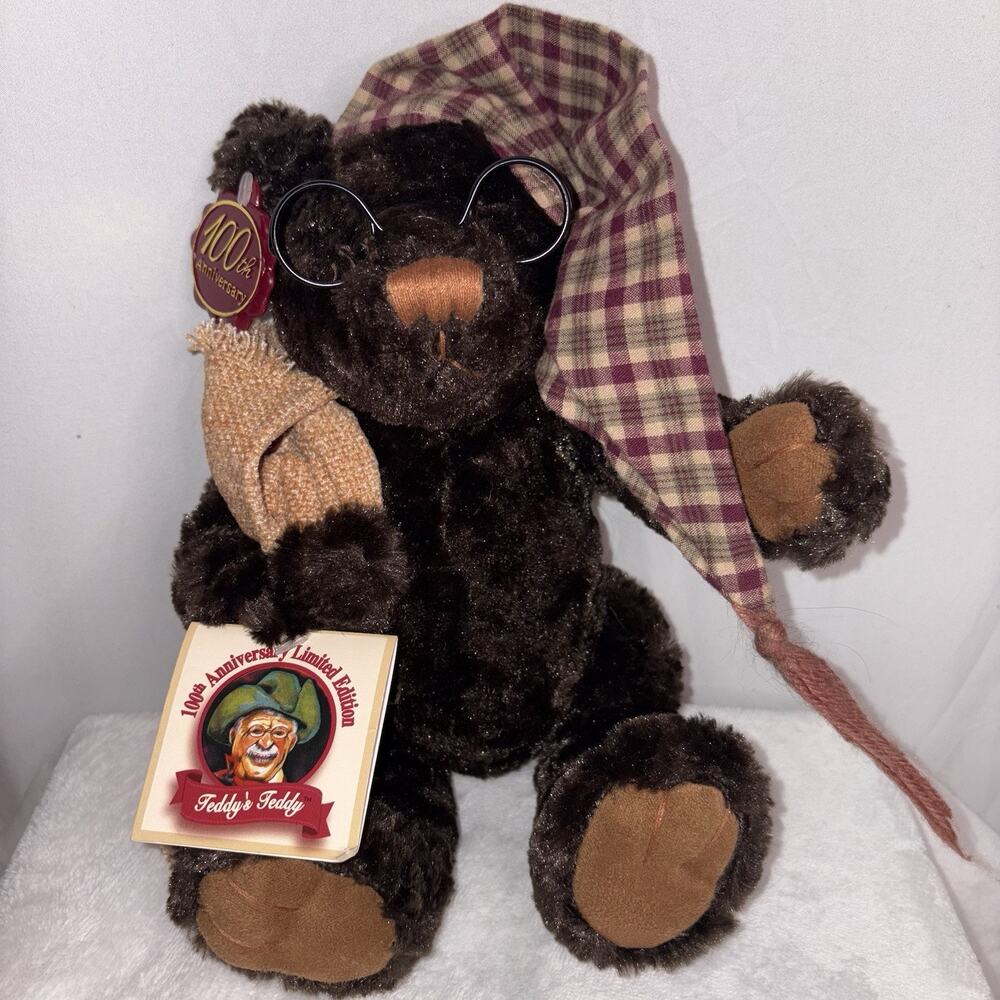 DanDee Collector's Choice-100th Anniv Limited Edition Teddy's Teddy Bear 10" NWT